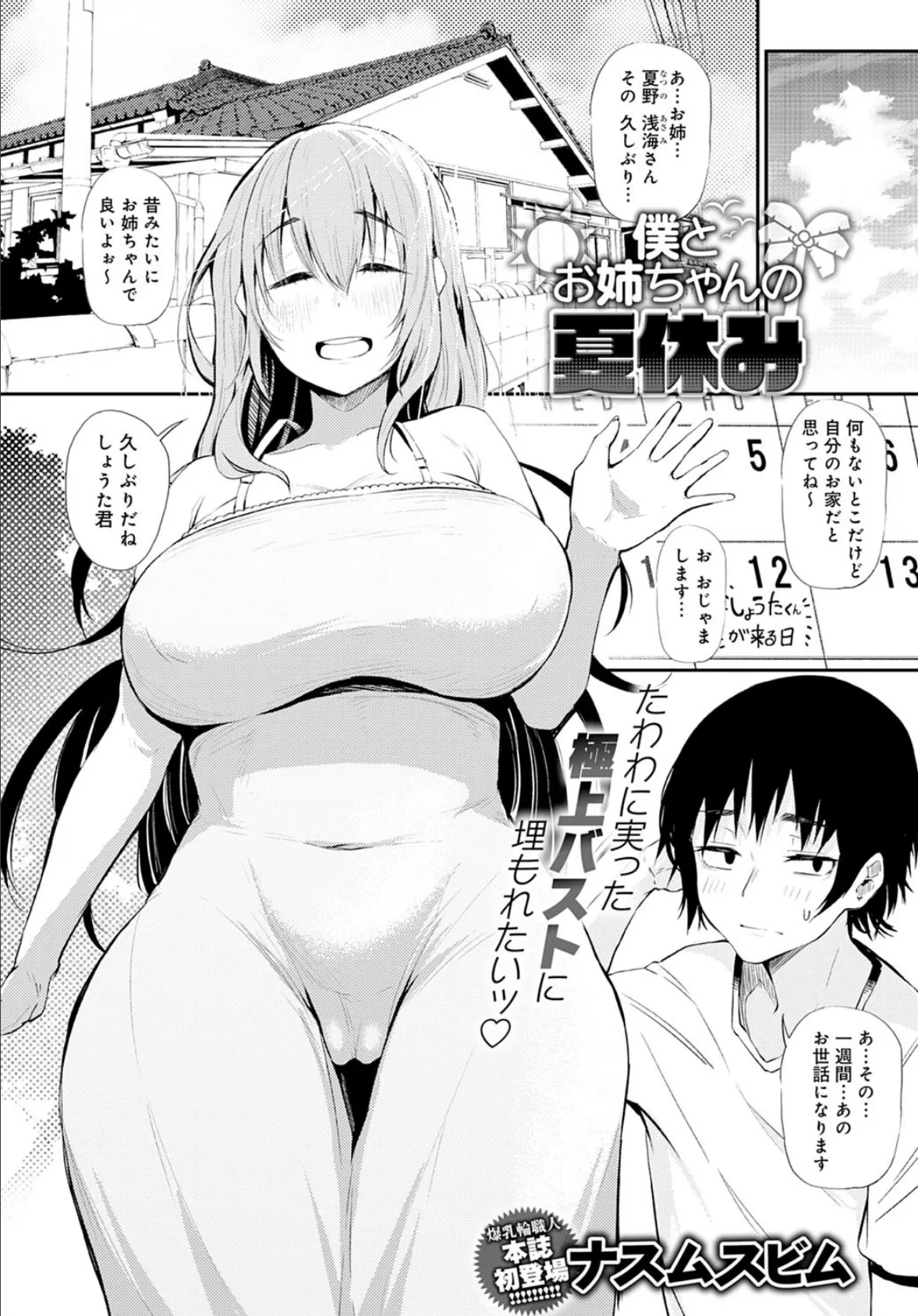 僕とお姉ちゃんの夏休み 1ページ