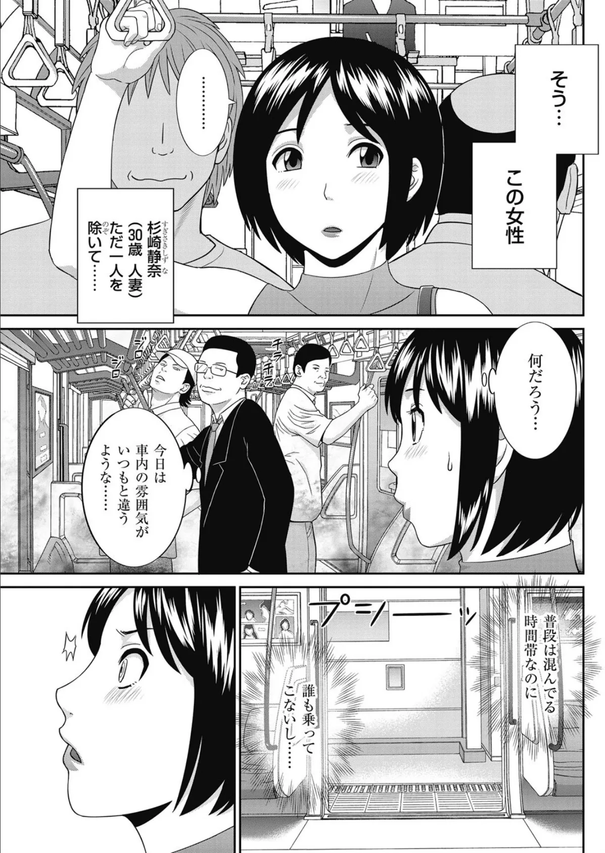 人妻痴●電車 3ページ