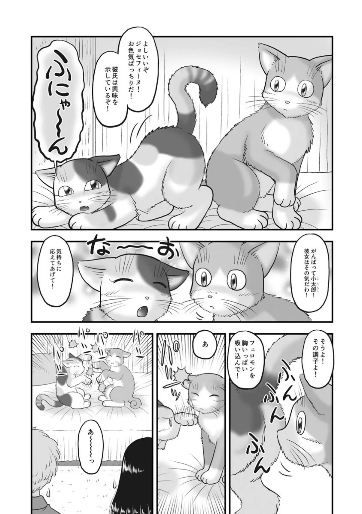 成人向けネコマンガ！ 3ページ